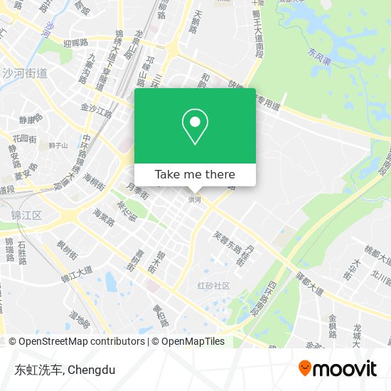 东虹洗车 map