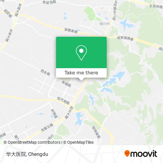 华大医院 map