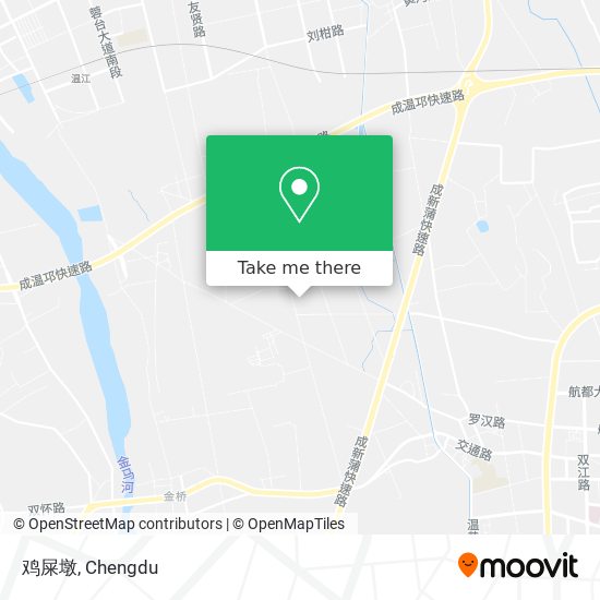 鸡屎墩 map