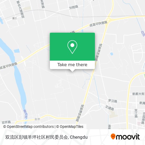 双流区彭镇羊坪社区村民委员会 map