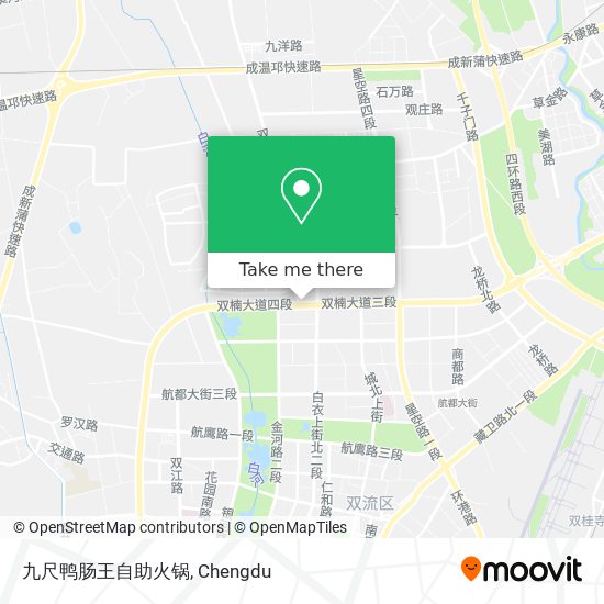 九尺鸭肠王自助火锅 map