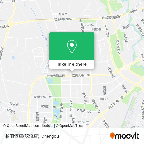 柏丽酒店(双流店) map