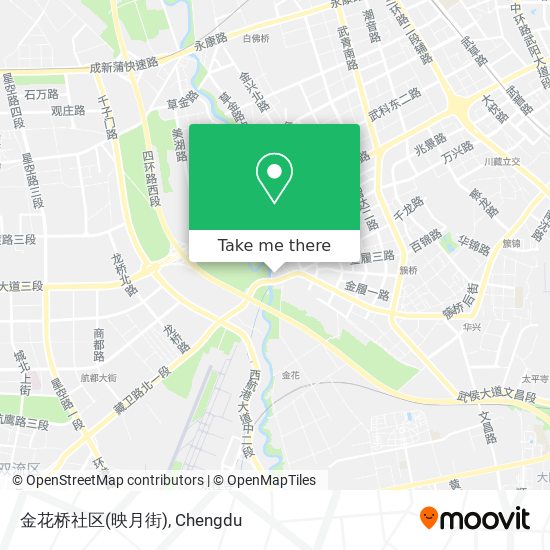 金花桥社区(映月街) map