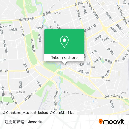 江安河新居 map