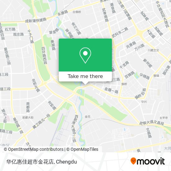 华亿惠佳超市金花店 map