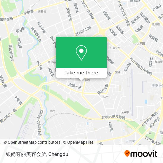 银尚尊丽美容会所 map