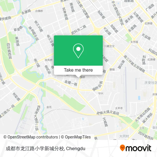 成都市龙江路小学新城分校 map