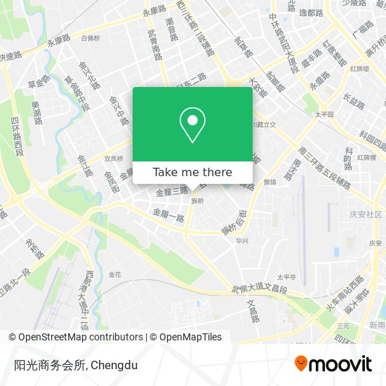 阳光商务会所 map