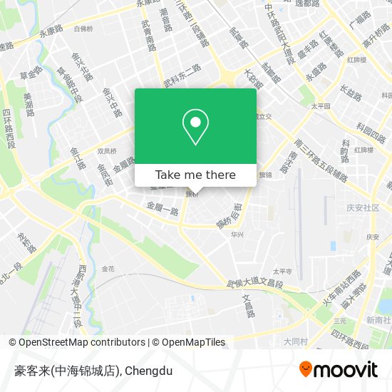 豪客来(中海锦城店) map