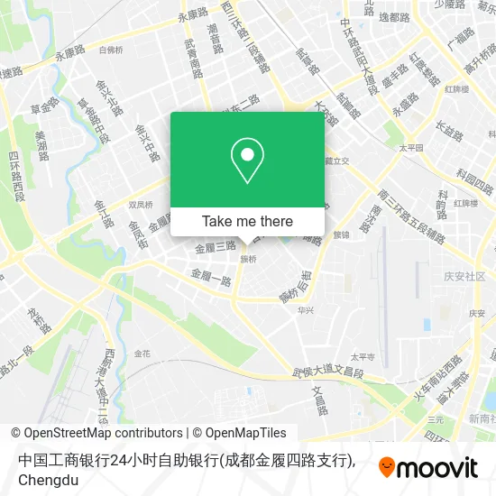 中国工商银行24小时自助银行(成都金履四路支行) map