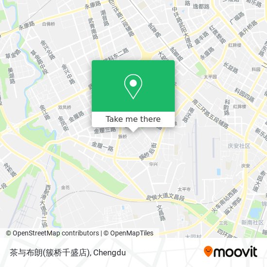 茶与布朗(簇桥千盛店) map