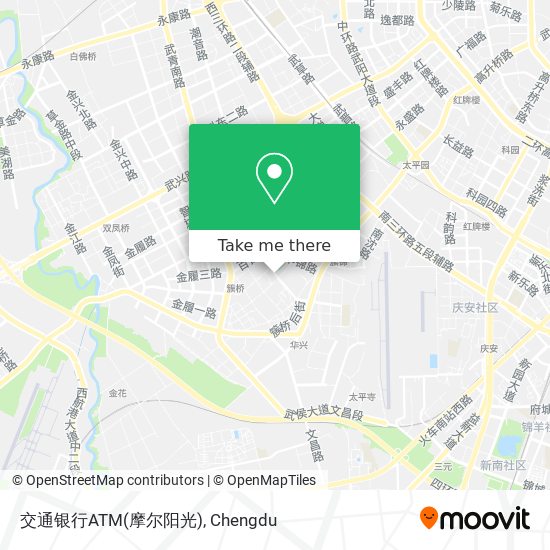 交通银行ATM(摩尔阳光) map