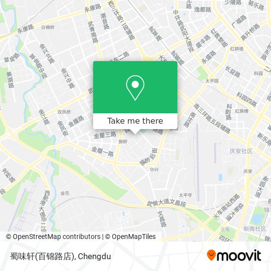 蜀味轩(百锦路店) map