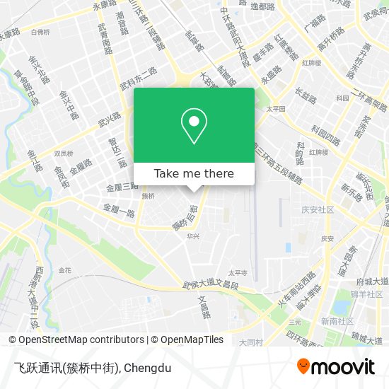 飞跃通讯(簇桥中街) map