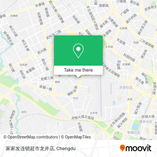 家家发连锁超市龙井店 map