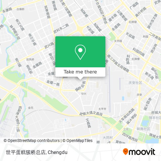 世平蛋糕簇桥总店 map
