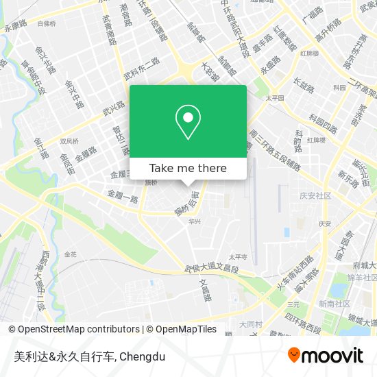 美利达&永久自行车 map