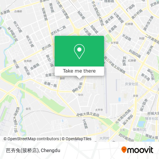 芭夯兔(簇桥店) map