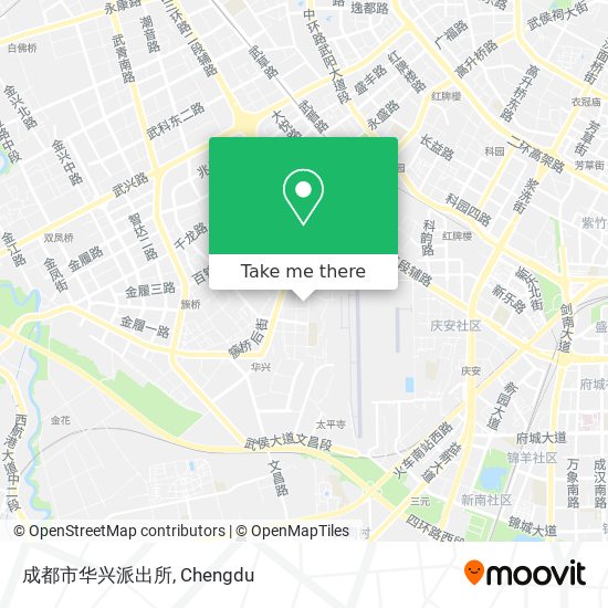 成都市华兴派出所 map