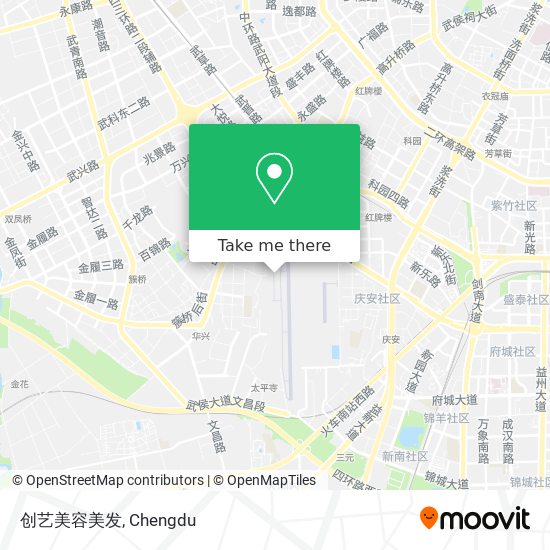 创艺美容美发 map