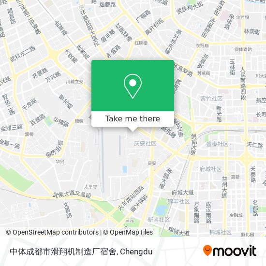 中体成都市滑翔机制造厂宿舍 map