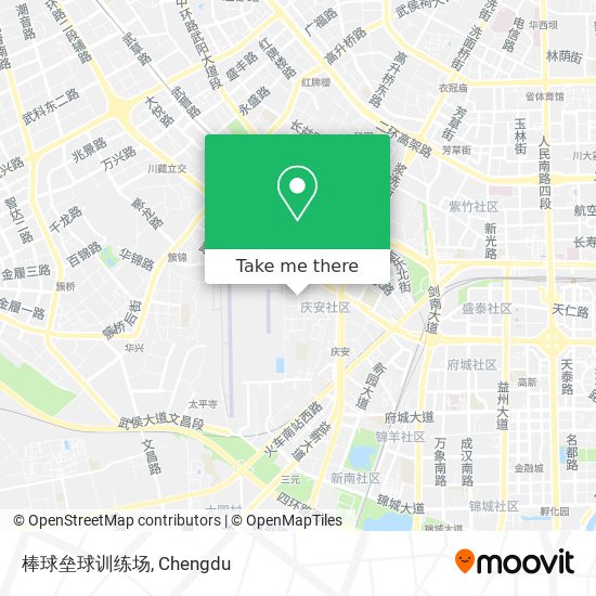 棒球垒球训练场 map