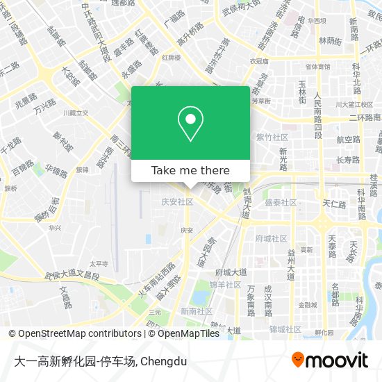 大一高新孵化园-停车场 map