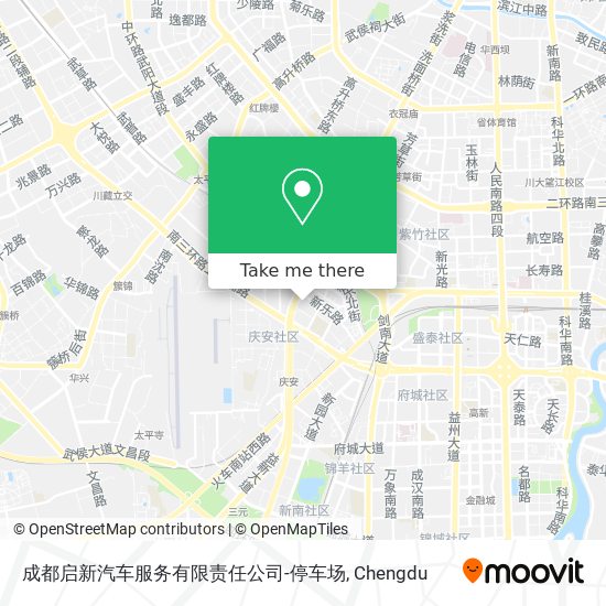 成都启新汽车服务有限责任公司-停车场 map