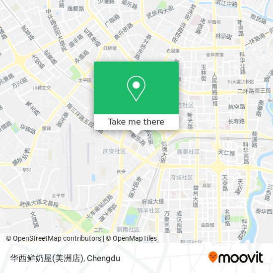 华西鲜奶屋(美洲店) map