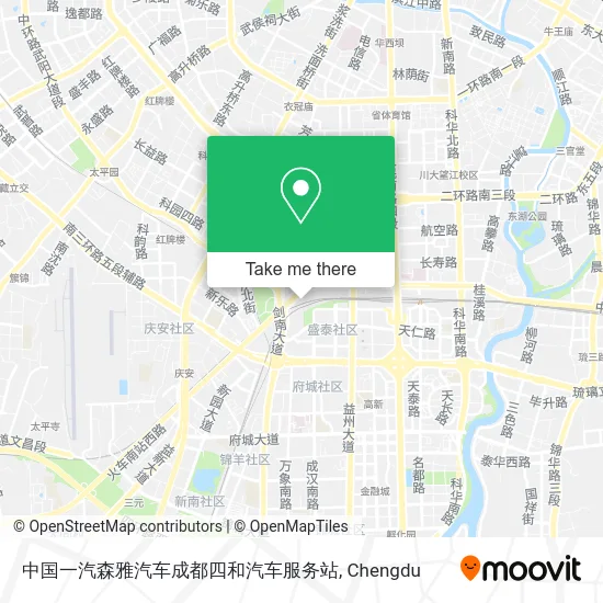 中国一汽森雅汽车成都四和汽车服务站 map