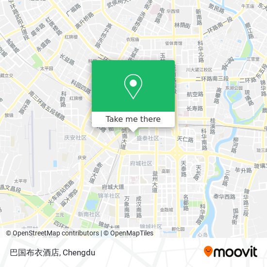 巴国布衣酒店 map