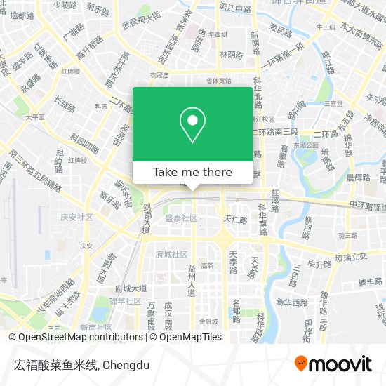 宏福酸菜鱼米线 map