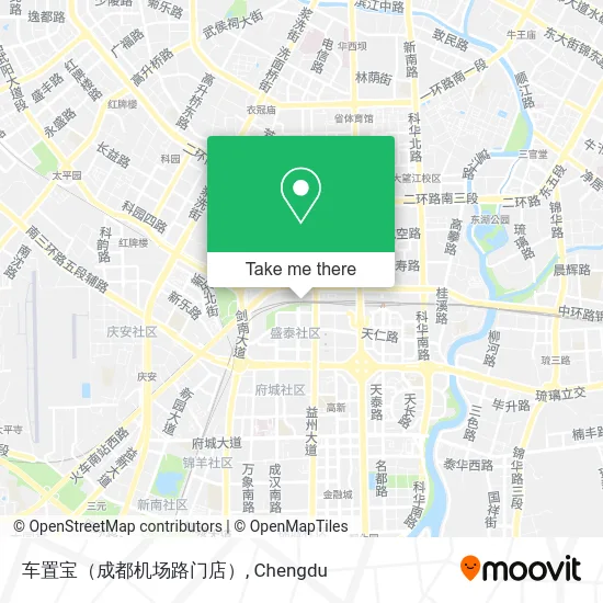 车置宝（成都机场路门店） map