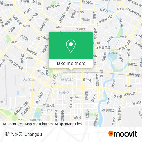 新光花园 map