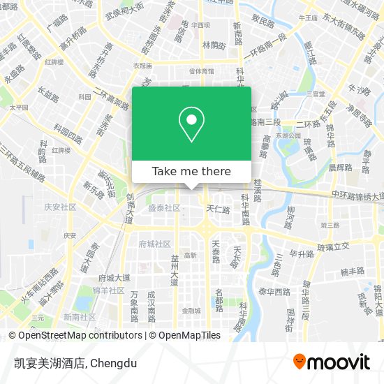 凯宴美湖酒店 map