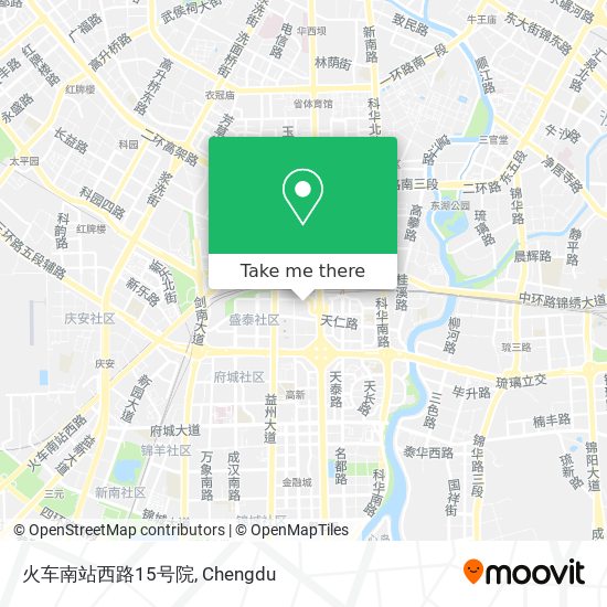 火车南站西路15号院 map