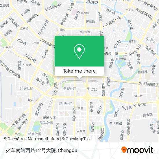 火车南站西路12号大院 map