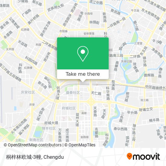 桐梓林欧城-3幢 map