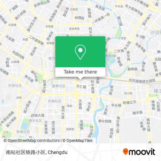 南站社区铁路小区 map