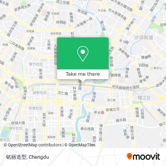 铭丽造型 map
