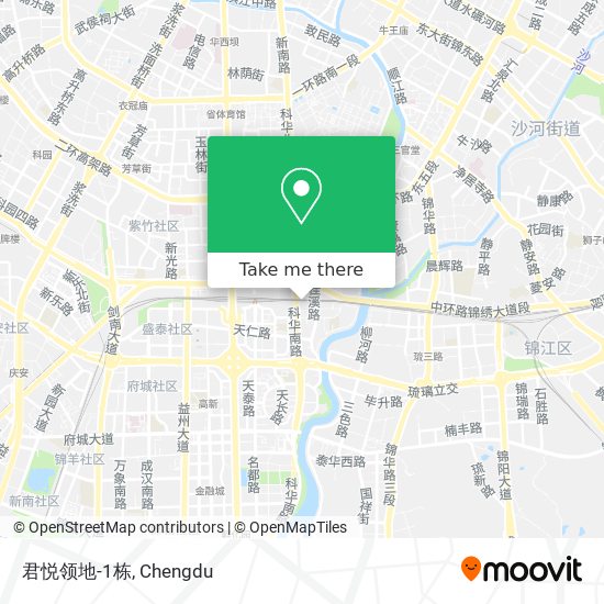 君悦领地-1栋 map