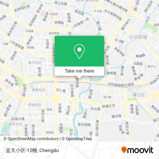 蓝天小区-12幢 map