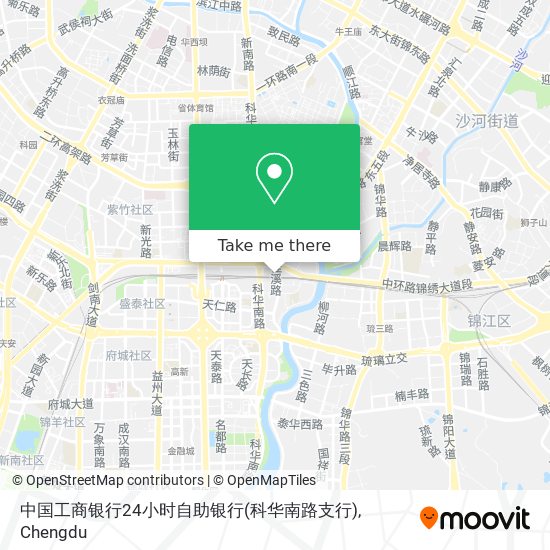 中国工商银行24小时自助银行(科华南路支行) map