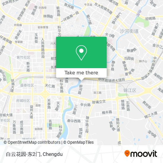 白云花园-东2门 map