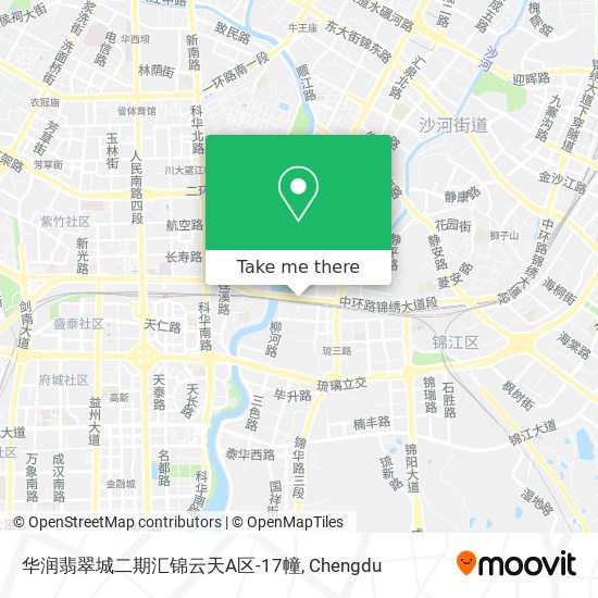 华润翡翠城二期汇锦云天A区-17幢 map