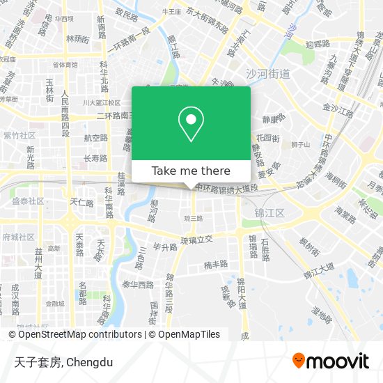 天子套房 map