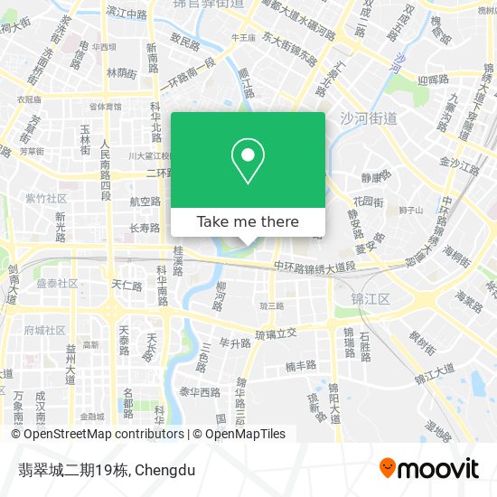 翡翠城二期19栋 map