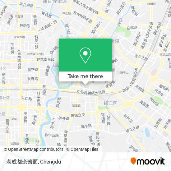 老成都杂酱面 map