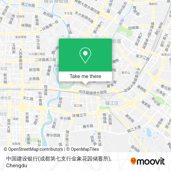 中国建设银行(成都第七支行金象花园储蓄所) map