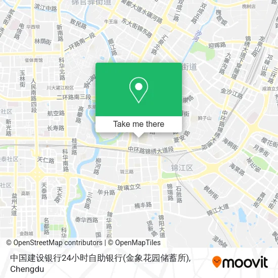 中国建设银行24小时自助银行(金象花园储蓄所) map